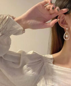 Alternative view of 簡約水滴耳環