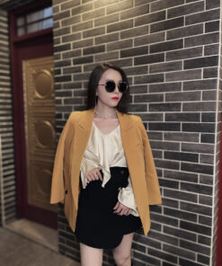 大古巴領西裝外套