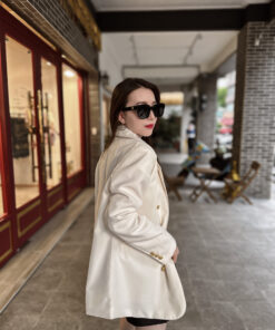 時尚雙排釦西裝外套