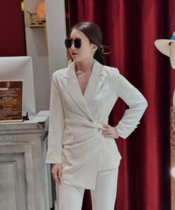 設計感不規則西裝套裝